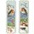 Vervaco Counted Cross Stitch: Bookmark: Robins: Set of 2, COTTON, NA, 6 x 20cm