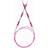 Knitpro KP42106 Knitting Pins: Circular, Pink, 100cm x 3.25mm