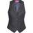 Brook Taverner Nashville Ladies Waistcoat - Charcoal Herringbone Grey