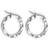 Everneed Tilla Twist Hoops - Silver