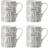 Sabichi Brooklyn Mug 35.5cl 4pcs