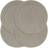 vidaXL Plain 4-pack Place Mat Grey