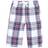 Larkwood Baby Tartan Trousers - White Pink Check