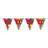 Folat 04554 100th Birthday Garland Balloons-10 m, Multi-Colored