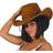 Fiestas Guirca Cowboy Hat Artificial Leather Brown