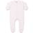 Larkwood Baby's Plain Long Sleeved Sleepsuit - Pale Pink