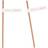 Ginger Ray Hen Party Rose Gold Team Bride Straws with Flags Wedding 16 Pack