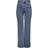 Only Camille Life Ex Wide Flared Jeans - Blue/Medium Blue Denim