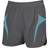 Spiro Micro-Lite Running Shorts Unisex - Grey\Aqua