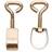 W4 Awning Pole Clamps, Gold