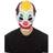 Bristol Novelty Adults Disturbed Clown Halloween Mask