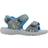 Hush Puppies Kid's Mario Quarter Strap Sandal - Grey