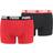 Puma Basic Boxer 2-pack - Black/Red