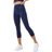 USA Pro Seamless Capri Cropped Leggings Women - Navy