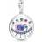 Pandora Me The Eye Medallion - Silver/Multicolour