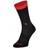 Scott Trail Crew Socks Unisex - Dark Grey/Fiery Red