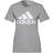 Adidas Women's Loungewear Essentials Logo T-shirt - Medium Grey Heather/White
