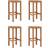 vidaXL 287233 Bar Stool 75cm 4pcs