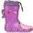 Dare 2b Kids Mudplay Dinosaur Wellingtons - Unicorn/Red Orchre