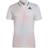 Adidas Melbourne Tennis Freelift Polo Shirt Men - White/Legacy Burgundy/Sky Rush/Black