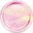 Creative Party PC336691 Pink Iridescent Foil Paper Lunch Plates, 8 Pcs