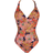 PrimaDonna Swim Melanesia Deep Plunge Wire Swimsuit - Coral Flower