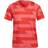 Adidas Fast Allover Print T-shirt Women - Semi Turbo/Bright Red