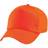 Beechfield Unisex Plain Original 5 Panel Baseball Cap 2-pack - Orange