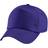 Beechfield Unisex Plain Original 5 Panel Baseball Cap 2-pack - Purple