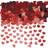 Amscan 14 g Sparkle Heart Metal Confetti Party Accessory, Red