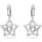 Swarovski Stella Hoop Earrings - Silver/Transparent