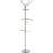 Dkd Home Decor Hat stand Silver Steel Rubber wood (45 x 42 x 180 cm) Clothes Rack