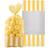 Amscan Sun Yellow Striped Party Treat Bags-10 Pcs