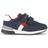 Tommy Hilfiger Low Cut Flag Velcro - Blue