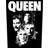 Queen Faces Sew-On Patch Black