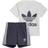 adidas Infant Trefoil Shorts Tee Set - White/Shadow Navy (HE4655)