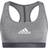 Adidas Powerreact Training Medium-Support Bra - Dark Grey Heather