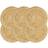 vidaXL 133835 6-pack Place Mat Beige