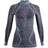 UYN Ambityon UW Long Sleeve Shirt Women - Black Melange/Pink Aqua