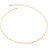 Monica Vinader Alta Textured Chain Necklace - Gold