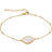 Monica Vinader Petal Bracelet - Gold/Moonstone