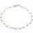 Monica Vinader Alta Textured Chain Bracelet - Rose Gold