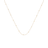 Monica Vinader Fine Beaded Chain Necklace Long - Gold