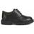 Geox Boys Shaylax Leather School Shoes - Black