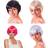 Bristol Novelty Unisex Adults Short Bob Wig (One Size) (White)