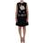 Dolce & Gabbana Women's Princess Crystal Shift Dress - Black