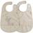 Done By Deer Bib w/Velcro 2-pack Lalee Sand