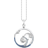 Thomas Sabo Wave Necklace - Silver/Blue/Transparent