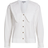 Ganni Poplin V-Neck Frill Collar Shirt - Bright White