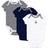 Little Me Sailboats Bodysuits 3-pack - Navy Multi (LB803530N)